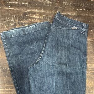 Women's Dark Blue Straight Jeans
